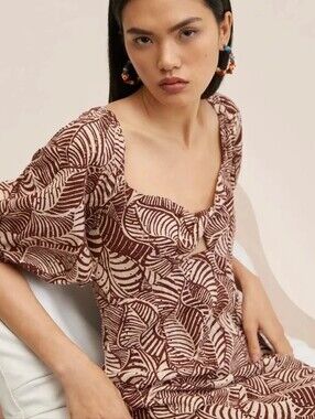 Price Firm 🍓 Mango Cotton Mini Dress